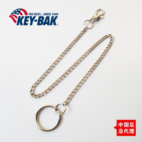 美国 KEY-BAK 奇贝 全钢钥匙链 